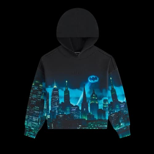 Kith Kids x Batman Gotham Nelson Hoodie 'Black'