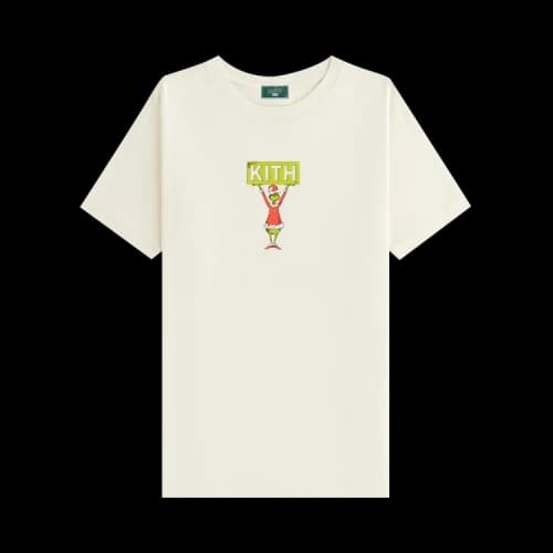 Kith Kids x The Grinch Classic Logo Tee 'Sandrift'
