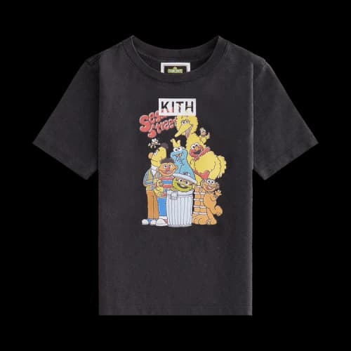 Kith Kids x Sesame Street Vintage Tee 'Black'
