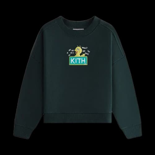 Kith Kids x Sesame Street Big Bird Nelson Crewneck 'Stadium'