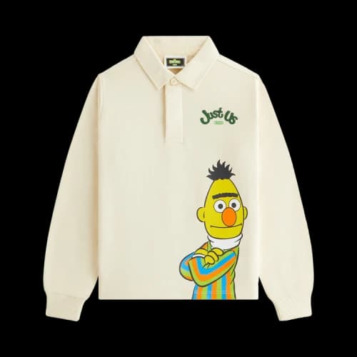 Kith Kids x Sesame Street Bert x Ernie Rugby 'Sandrift'