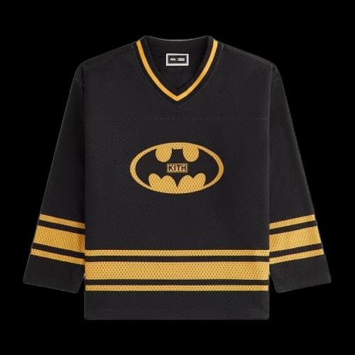 Kith Kids x Batman Long-Sleeve Malik Jersey 'Black'