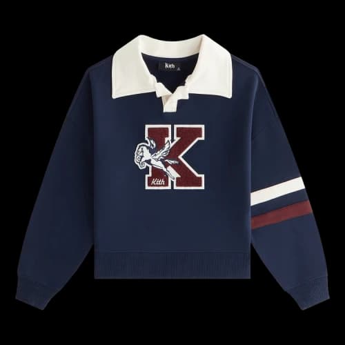 Kith Kids Varsity Nelson Collared Pullover 'Nocturnal'