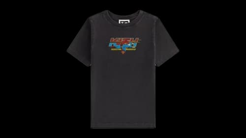 Kith x Superman Kids It's A Bird Vintage Tee Black