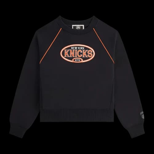 Kith For The New York Knicks Raglan Nelson Crewneck 'Black'