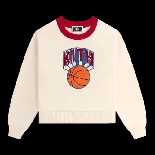 Kith For The New York Knicks Nelson Crewneck 'Sandrift'