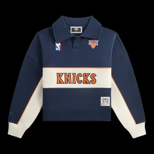 Kith For The New York Knicks Coach Nelson Collared Pullover 'Nocturnal'