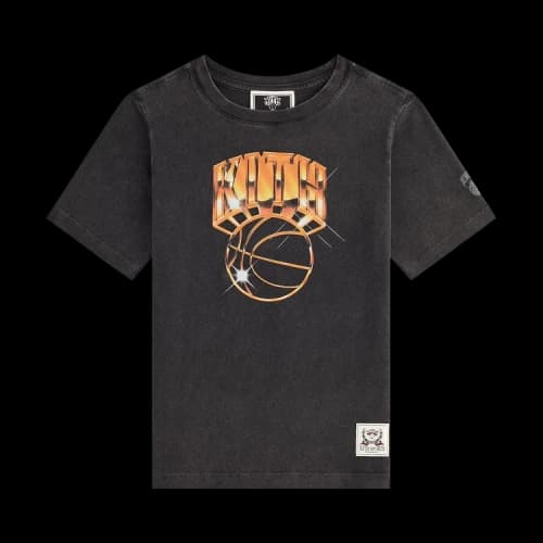Kith For The New York Knicks Gold Vintage Tee 'Black'