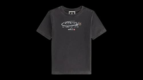 Kith x Disney Kids Pixar Wall-E Orbit Vintage Tee Black