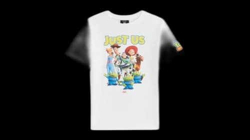 Kith x Disney Kids Pixar Just Us Toy Story Vintage Tee White