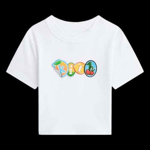 Kith Stickers Graphic Mulberry II Tee 'White'