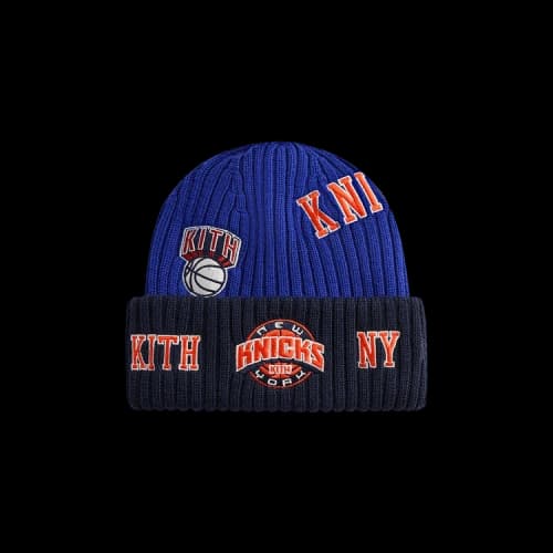Kith For The New York Knicks Knit Beanie 'Royal'