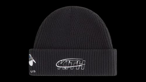 Kith x Disney Kids Pixar Wall-E Mia Beanie Black