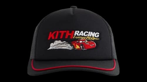 Kith x Disney Kids Pixar Cars Nolan Trucker Hat Black