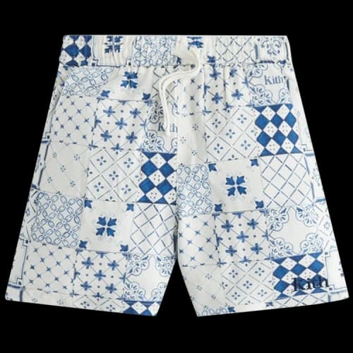 Kith Kids Azulejo Tiles Camp Short 'Sandrift'