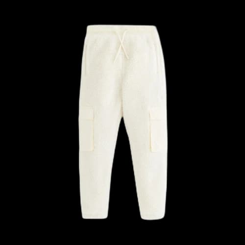 Kith Kids Faux Sherpa Cargo Pants 'Sandrift'