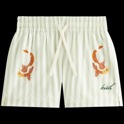 Kith Embroidered Bennet Camp Short 'Sage'