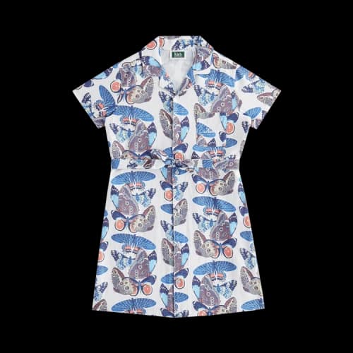 Kith Kids For AMNH Shirt Dress 'White'