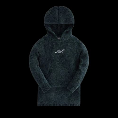 Kith Kids Chenille Hoodie Dress 'Serpentine'