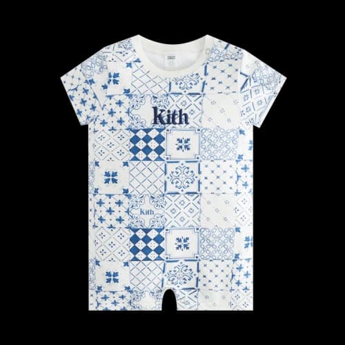 Kith Kids Baby Azulejo Tiles Shortall 'Sandrift'
