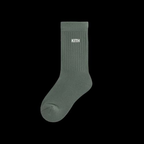 Kith Classic Crew Socks 'Laurel'