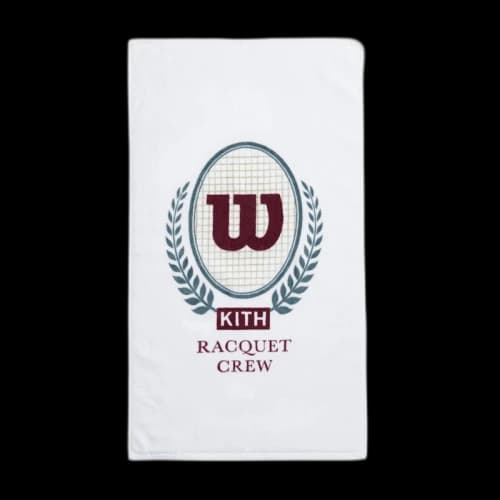 Kith x Wilson Racquet Crew Crest Sweat Towel White