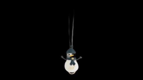 Kith Kithmas Monogram Leather Snowman Bag Charm Stadium