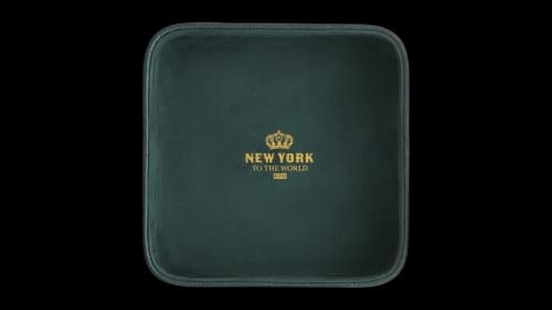 Kith Kithmas Monogram Leather Catchall Tray Black