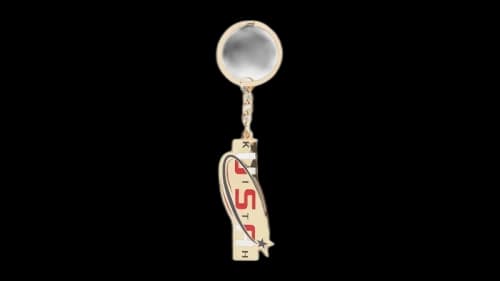 Kith Team USA Keyring Gold