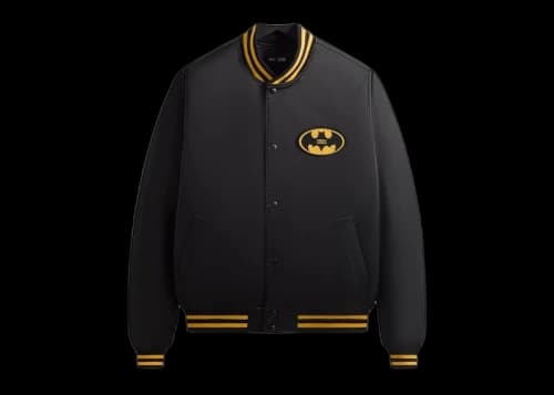Kith x Batman Satin Bomber Jacket Black