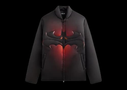 Kith x Batman Brixton Quilted Puffed Jacket Black
