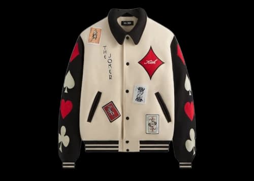 Kith x Batman Joker Wool Coaches Jacket Sandrift