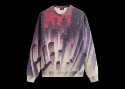 Kith x Batman Animated City Vintage Nelson Crewneck Allure