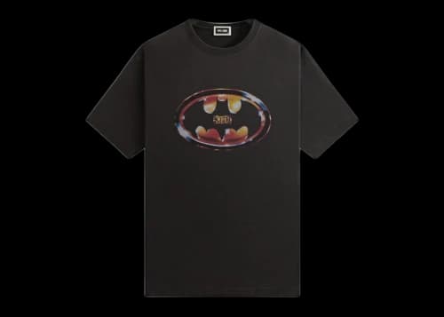 Kith x Batman Logo Vintage Tee Black