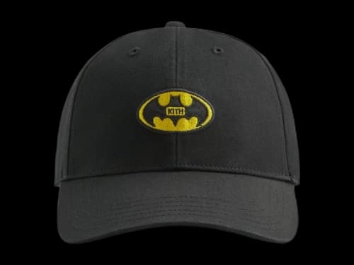 Kith x Batman Twill Aaron Cap Black