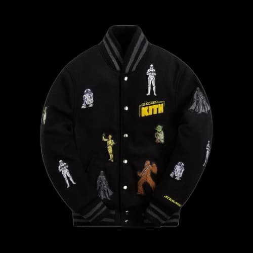 Kith For Star Wars for Golden Bear Varsity Jacket 'Black'