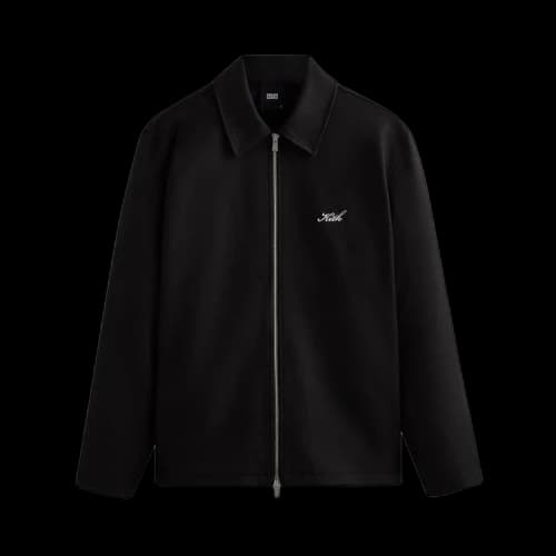 Kith Double Knit Coaches Jacket 'Black'