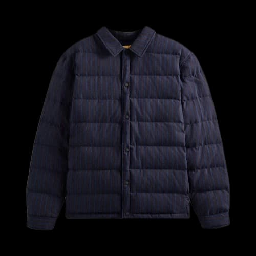 Kith Striped Dover Shirt Jacket 'Nocturnal'