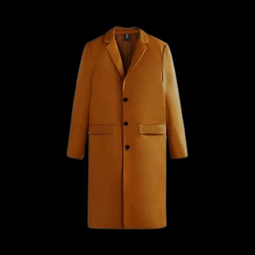 Kith For BMW Debossed Leather Royce Coat 'Desert'