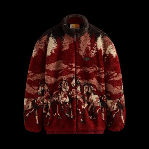 Kith Pinehurst Horses Sherpa Full Zip 'Allure'
