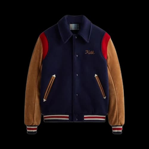 Kith Varsity Wool Coaches Jacket 'Nocturnal'