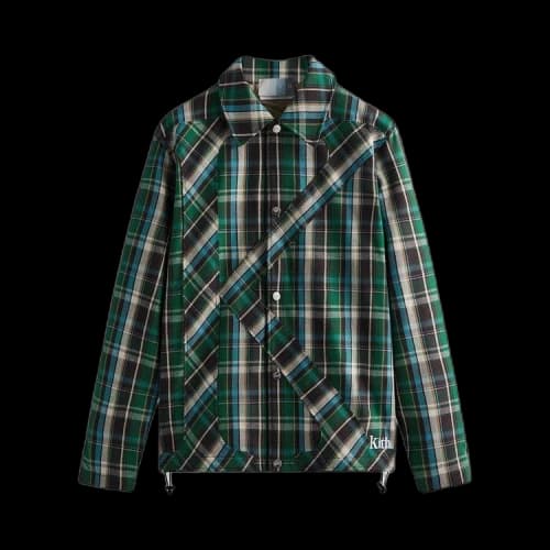 Kith Plaid Initial K Jacket 'Conifer'