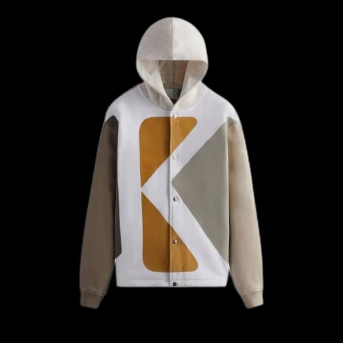 Kith Initial K Hooded Coaches Jacket 'Ashlar'