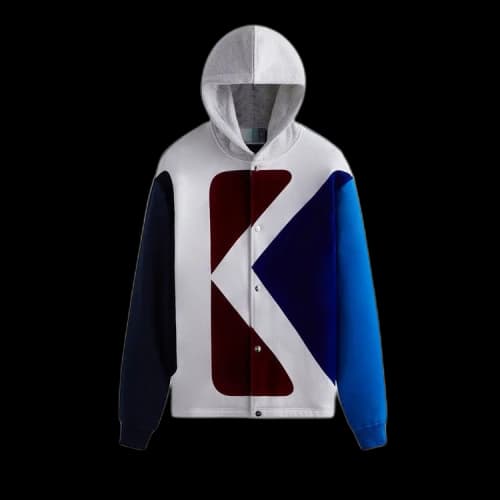 Kith Initial K Hooded Coaches Jacket 'Nocturnal'