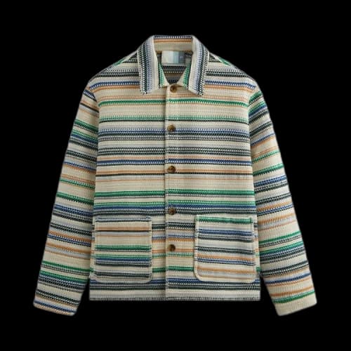 Kith Woven Stripe Curtis Short 'Current'