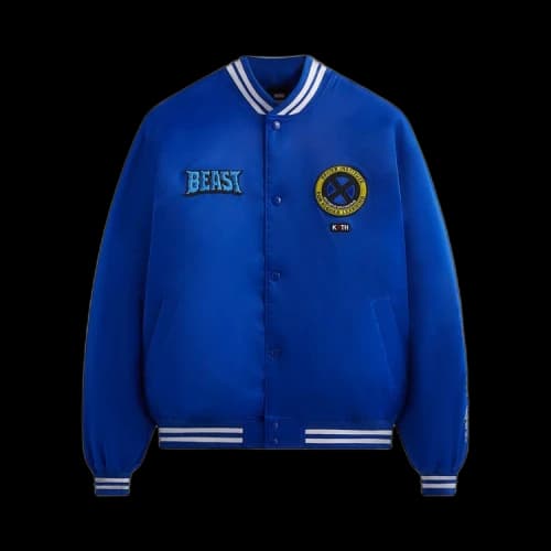 Kith For X-Men Beast Satin Bomber Jacket 'Cyclone'