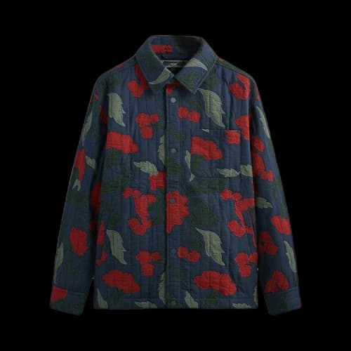 Kith Patchwork Brixton Puffed Shirt Jacket 'Nocturnal'