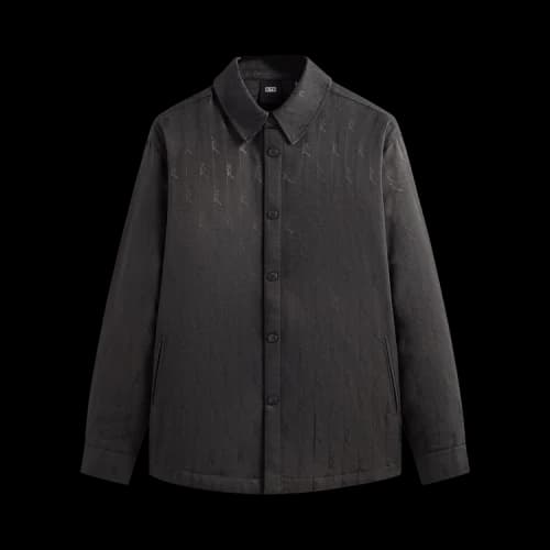 Kith Jacquard Faille Sutton Quilted Shirt Jacket 'Somber'