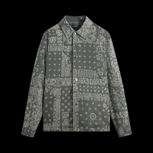 Kith Flocked Deconstructed Bandana Coaches Jacket 'Court'