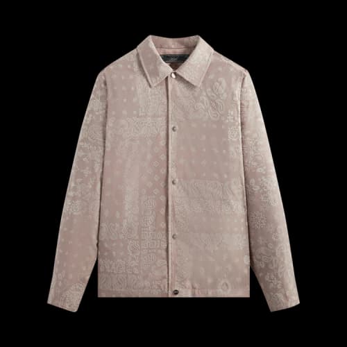 Kith Flocked Deconstructed Bandana Coaches Jacket 'Morganite'